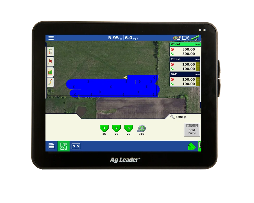 Ag Leader Granular application — Rate control and container sequencing with InCommand