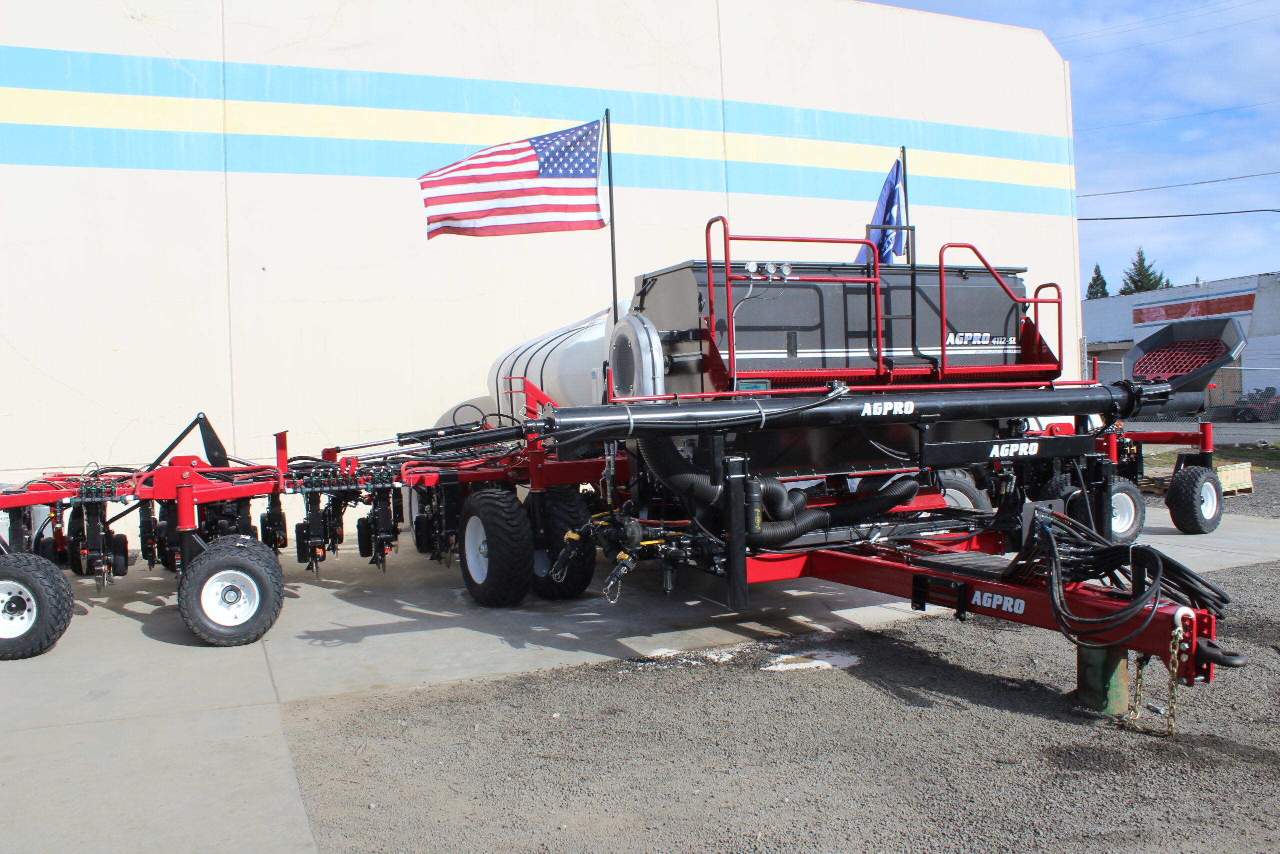 AGPRO conservation drill outside the shop