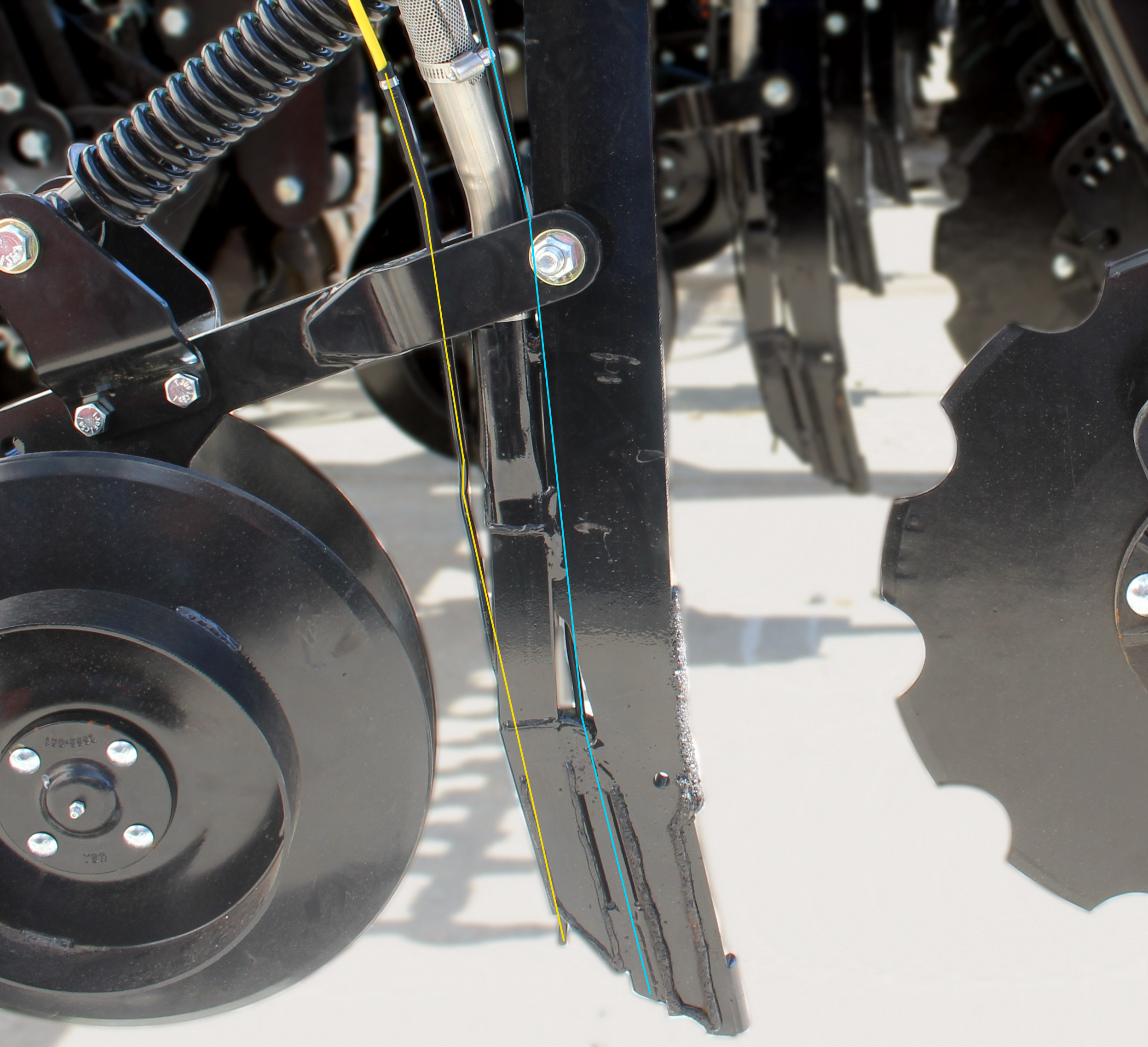 AGPRO conservation drill liquid fertilizer placement system